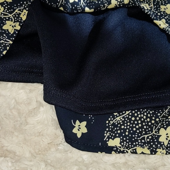 1 LEFT! Navy Shift Dress w/Flower Print - Picture 5 of 7